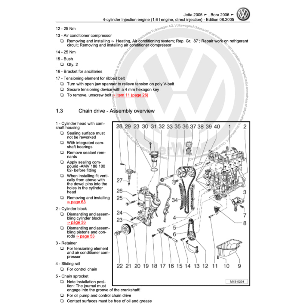 VW JETTA A5 2005-2010 Full Manual Set – Repair & Maintenance Manual - page 2