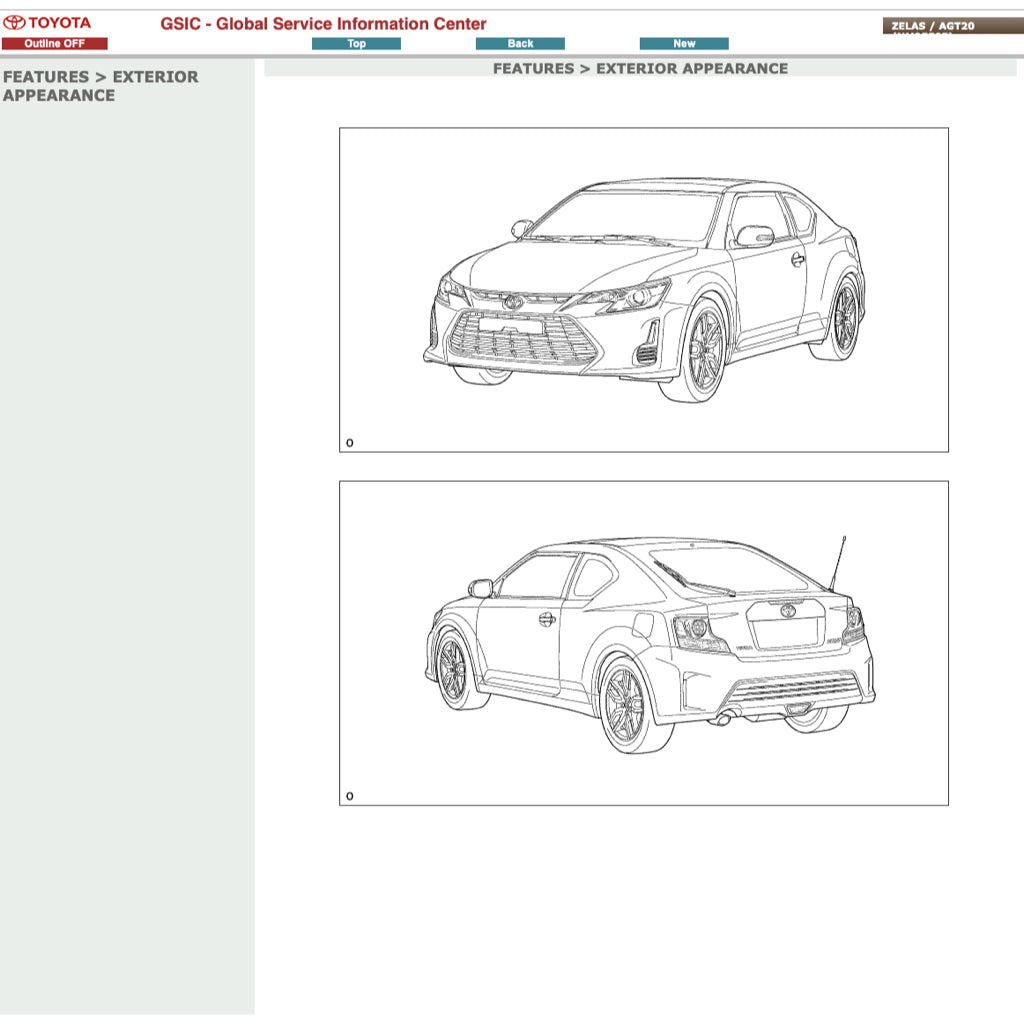 Toyota ZELAS AGT20 2010-2016 Full Manual Set – Online Repair & Maintenance Manual - page 2