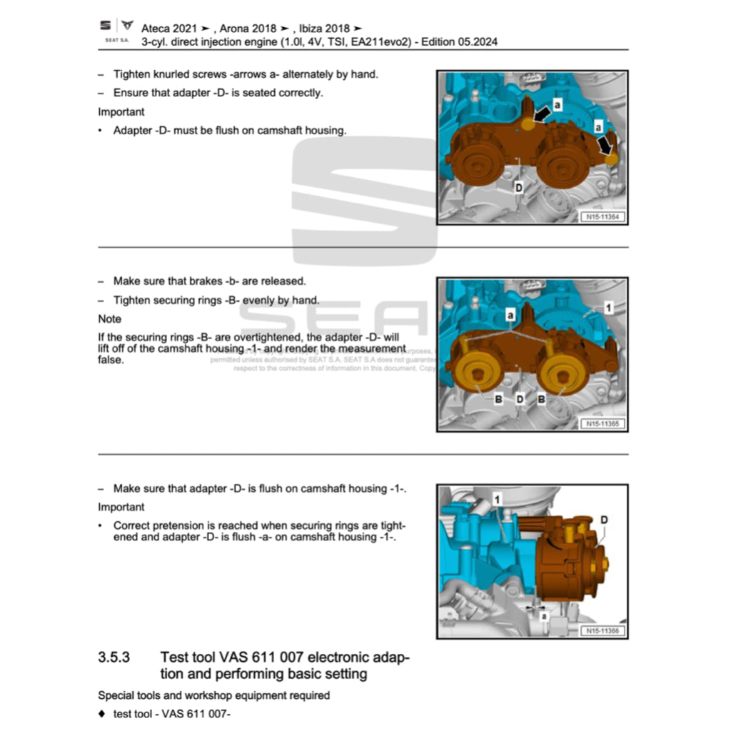SEAT ATECA KH7 2016+ Full Manual Set – Repair & Maintenance Manual - page 5