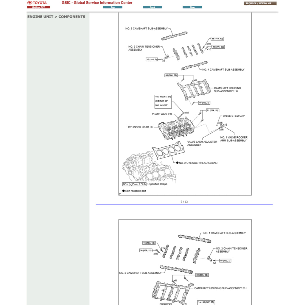 Toyota SEQUOIA UCK60/65 2008-2022 Full Manual Set – Online Repair & Maintenance Manual - page 5