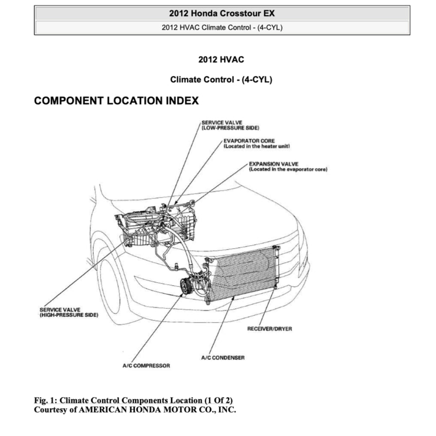 Honda CROSSTOUR TF1/2 2010-2015 Full Manual Set – Repair & Maintenance Manual - page 7