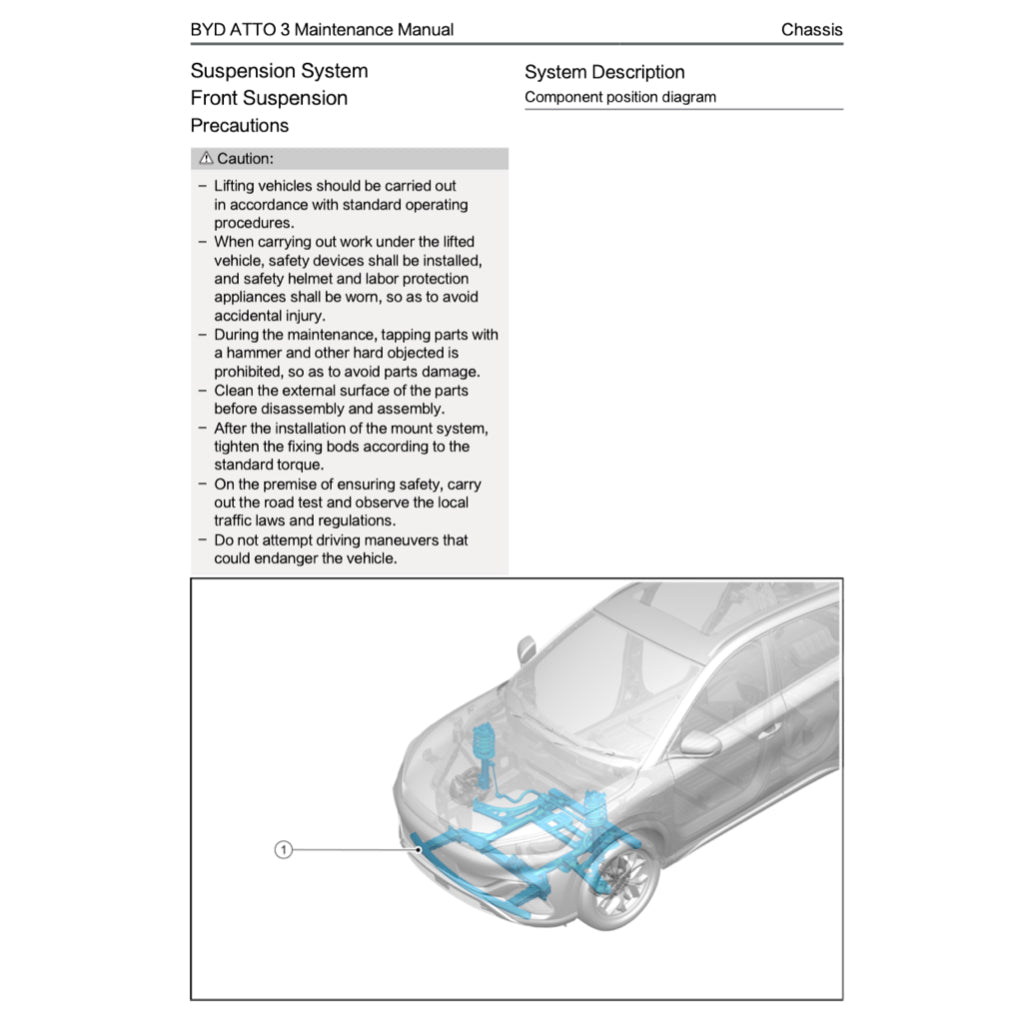 BYD ATTO 3 ATTO3 2022+ Full Manual Set – Repair & Maintenance Manual - page 9