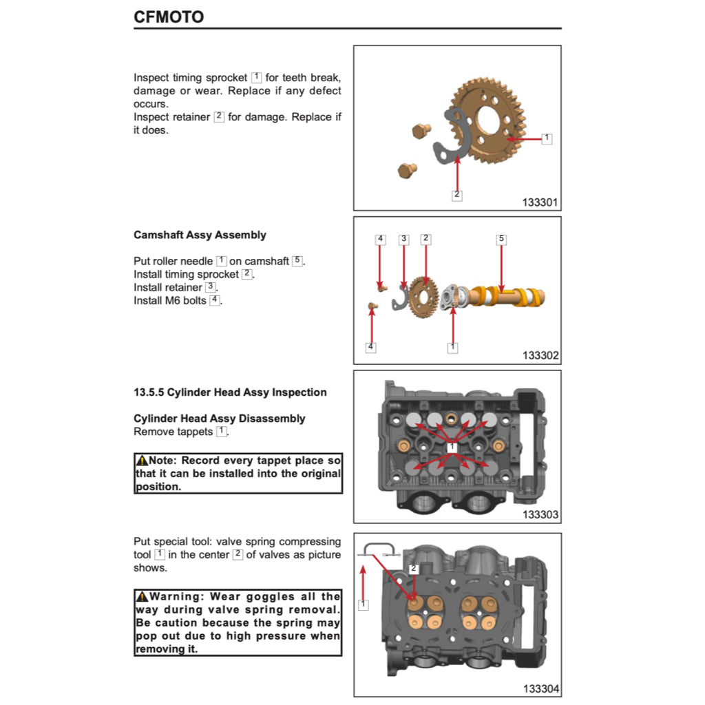 CFMoto CF400NK CF400-B 2020-2023 Full Manual Set – Repair & Maintenance Manual and User Handbook - page 6
