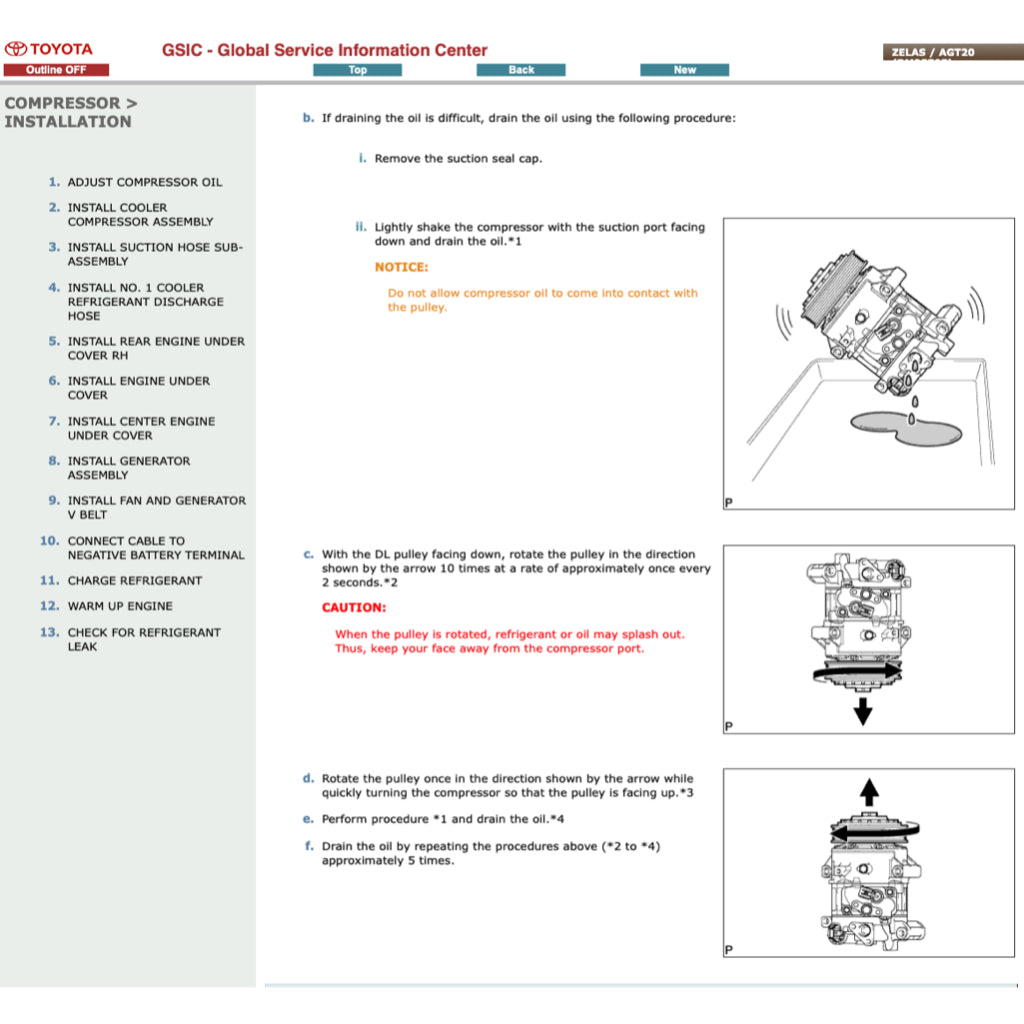 Toyota ZELAS AGT20 2010-2016 Full Manual Set – Online Repair & Maintenance Manual - page 8