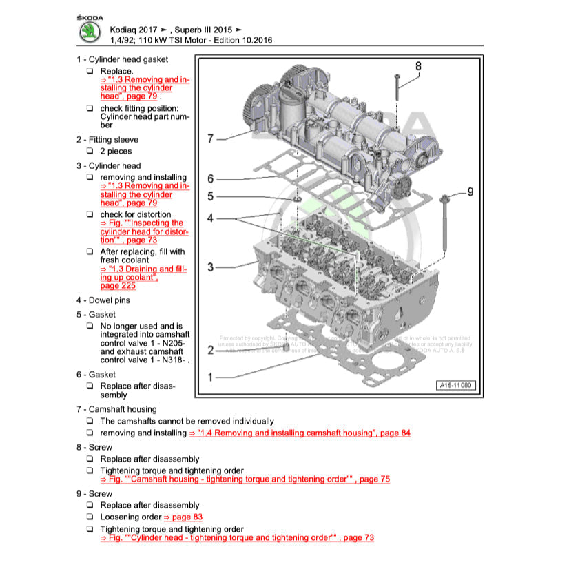 Skoda KODIAQ NS7 2017+ Full Manual Set – Repair & Maintenance Manual - page 4