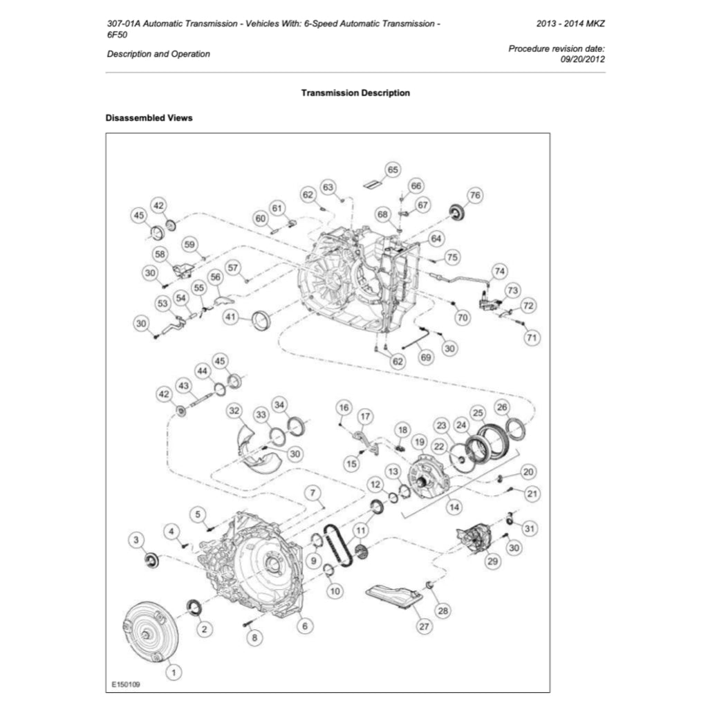 Lincoln MKZ 2013-2016 Full Manual Set – Repair & Maintenance Manual - page 7