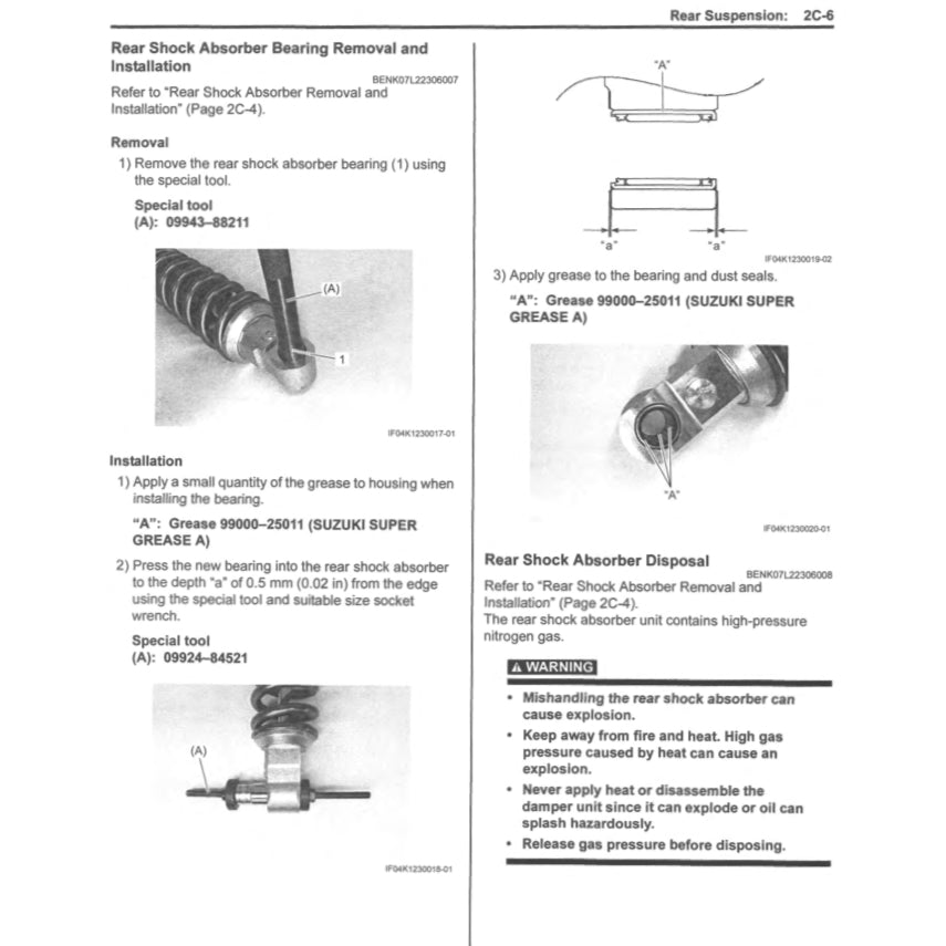 Suzuki GSX-S1000S KATANA 2019-2023 Full Manual Set – Repair & Maintenance Manual and User Handbook - page 8