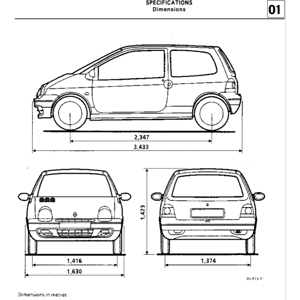 Renault TWINGO 1 1993-2007 Full Manual Set – Repair & Maintenance Manual - page 2