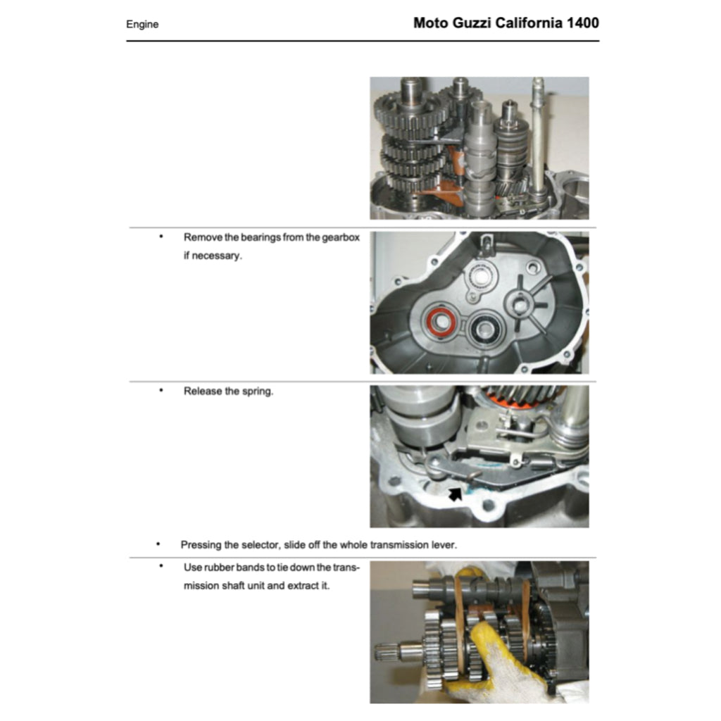Moto Guzzi CALIFORNIA 1400 2013+ Full Manual Set – Repair & Maintenance Manual and Spare Parts Catalog and User Handbook - page 6
