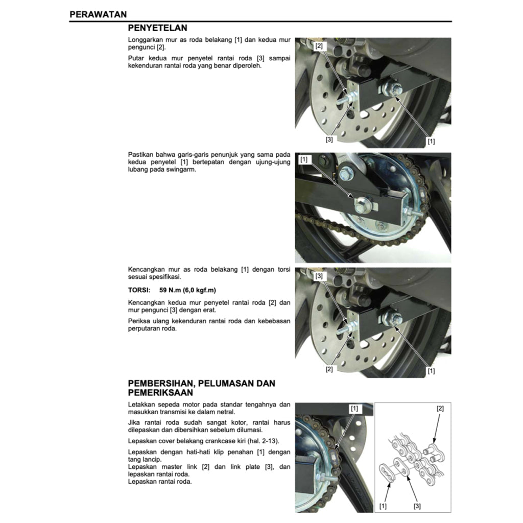 Honda SUPRA 125 X HELM PGM-FI 2012+ Full Manual Set – Repair & Maintenance Manual and Spare Parts Catalog and User Handbook - BAHASA INDONESIA - page 8