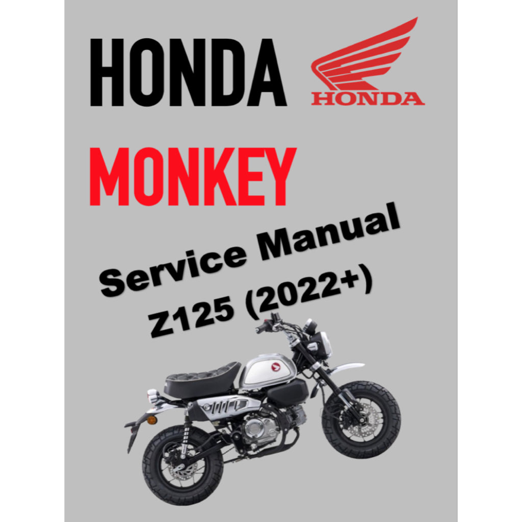Honda MONKEY Z125 2019+ Full Manual Set – Repair & Maintenance Manual and Spare Parts Catalog and User Handbook - page 3