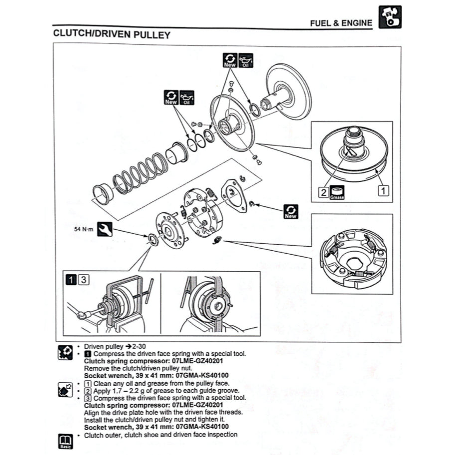 Honda PCX160 PCX 160 WW150/A/HV 2021+ Full Manual Set – Repair & Maintenance Manual and Spare Parts Catalog and User Handbook - page 6