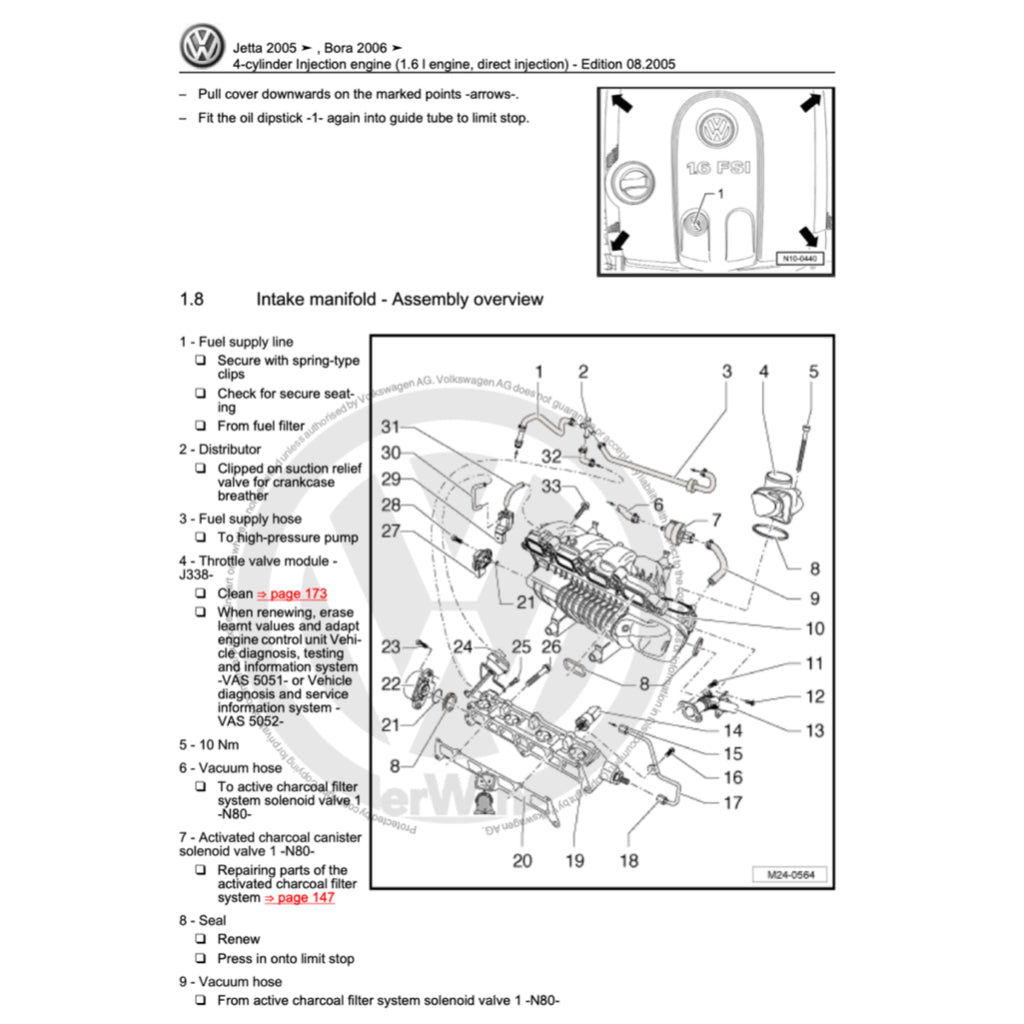 VW JETTA A5 2005-2010 Full Manual Set – Repair & Maintenance Manual - page 4
