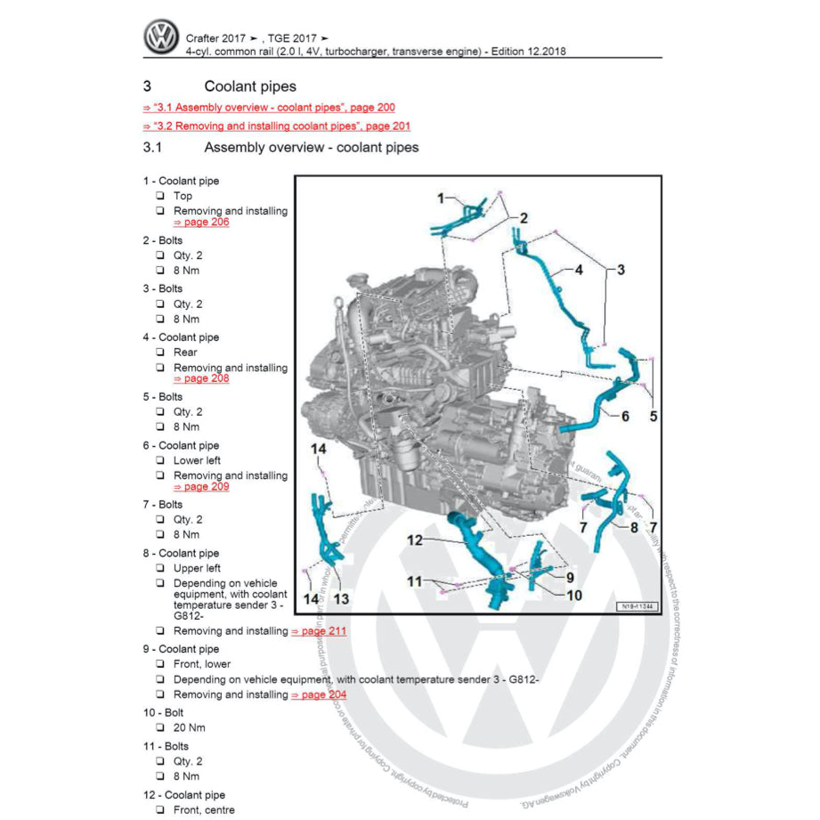 VW CRAFTER SY/SZ 2017+ Full Manual Set – Repair & Maintenance Manual - page 2