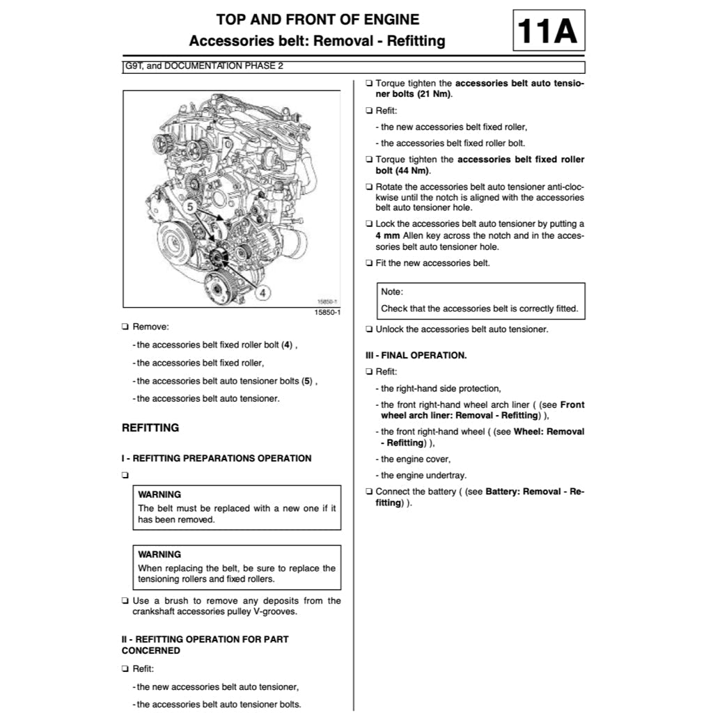 Renault ESPACE 4 2002-2015 Full Manual Set – Repair & Maintenance Manual - page 5
