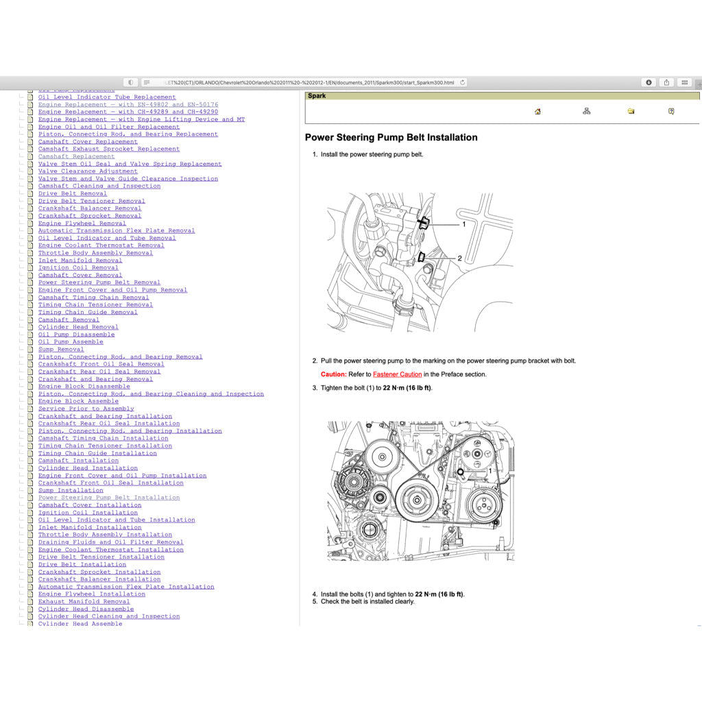 Chevrolet SPARK M300 2009-2014 Full Manual Set – Repair & Maintenance Manual - page 5