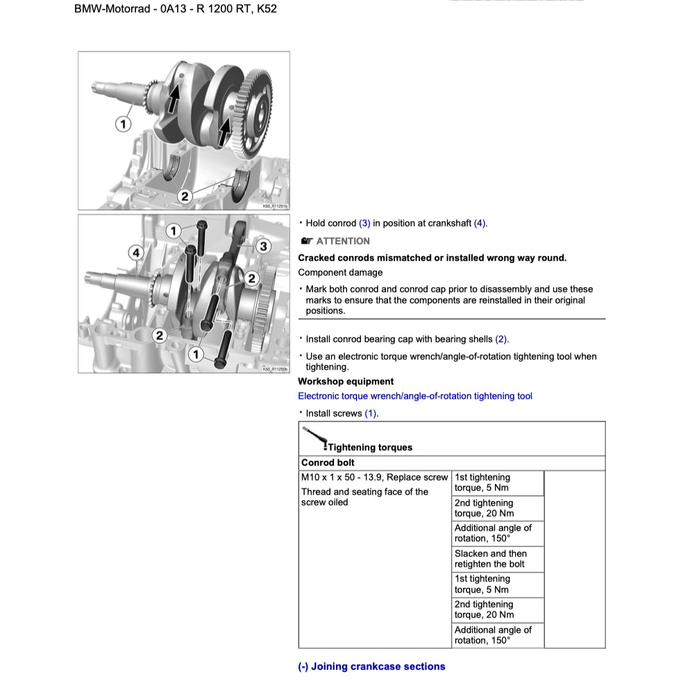BMW R1200 RT 2014-2018 Full Manual Set – Repair & Maintenance Manual and RIDER'S Manual - page 4
