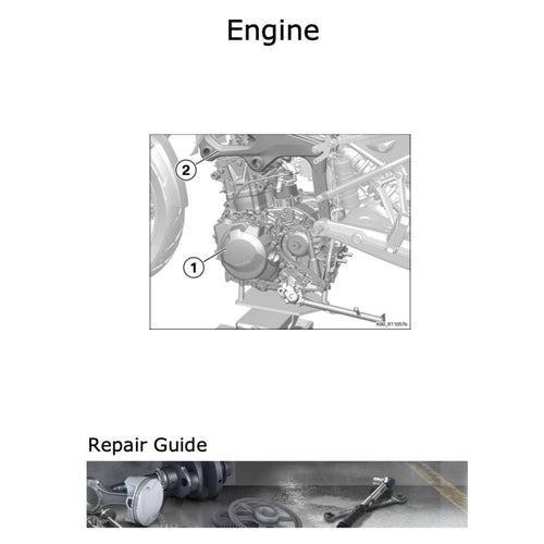 BMW F750GS K80 2018-2023 Full Manual Set – Repair & Maintenance Manual and RIDER'S Manual - page 2