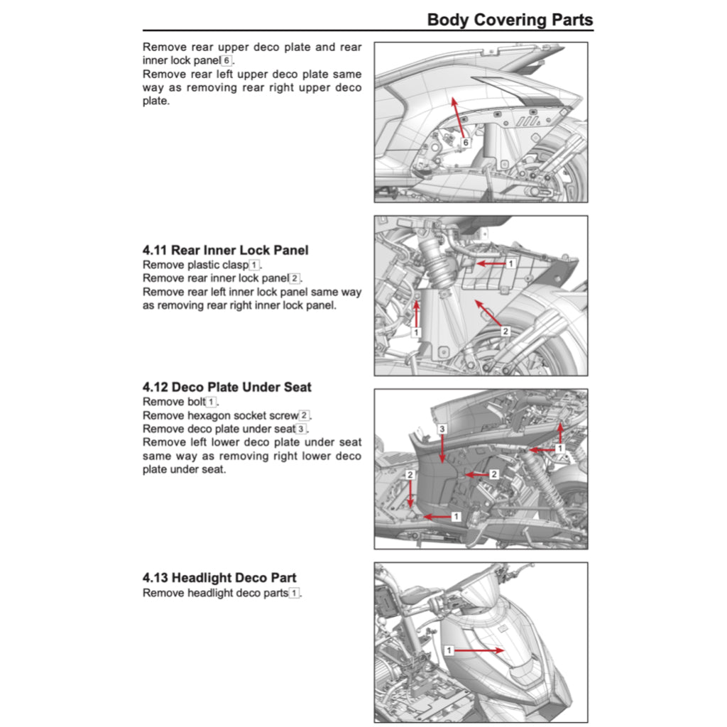 ZEEHO AE8 AE8+ AE8S+ 2024+ Full Manual Set – Repair & Maintenance Manual and Spare Parts Catalog and User Handbook - page 8