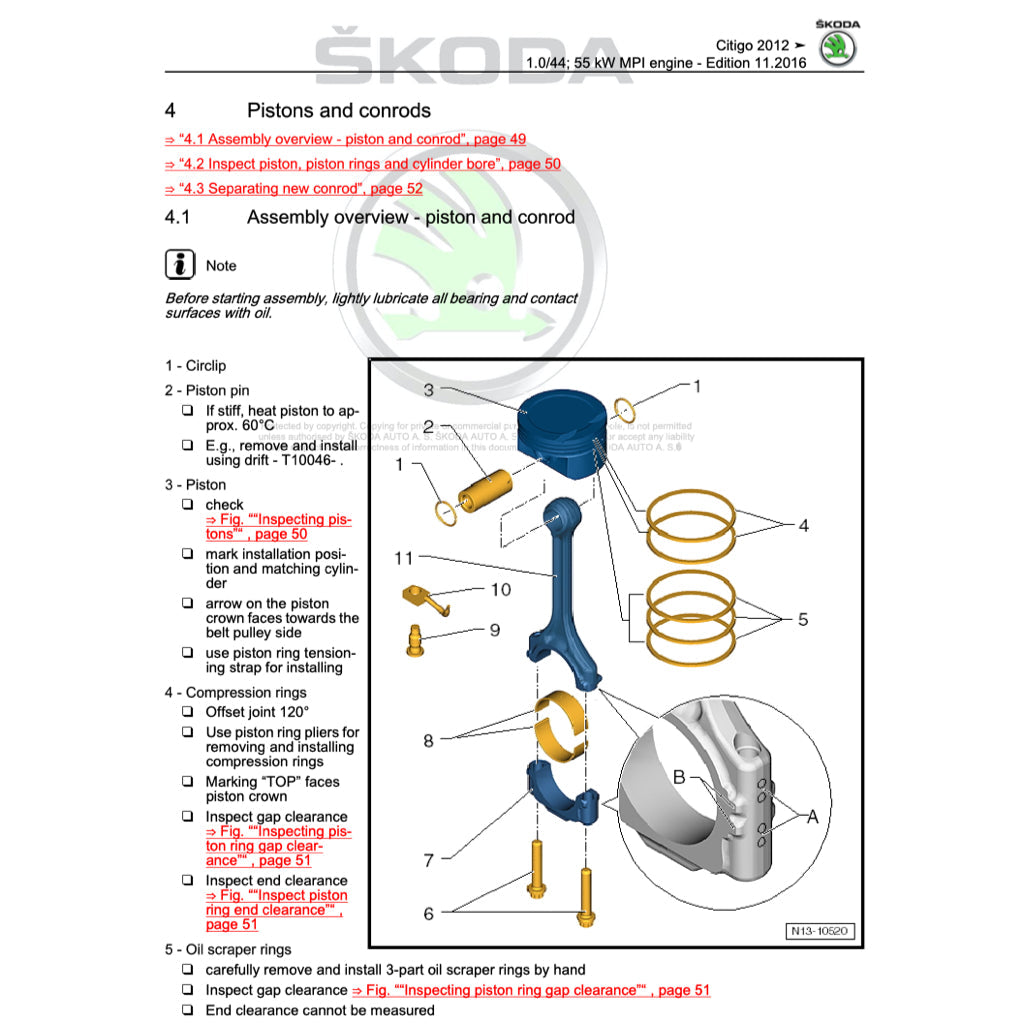 Skoda CITIGO 2011-2020 Full Manual Set – Repair & Maintenance Manual - page 3