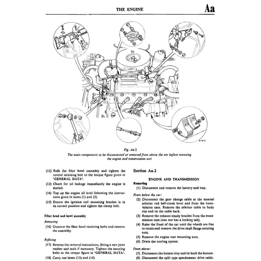 AUSTIN 1100 & 1300 1962-1971 Full Manual Set – Repair & Maintenance Manual - page 4