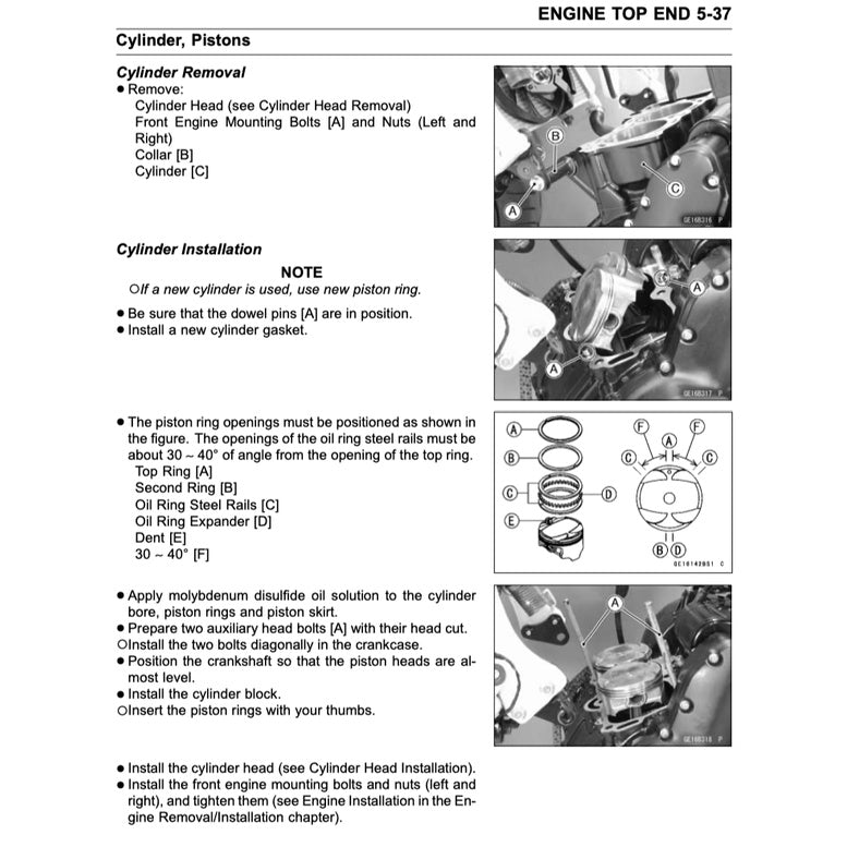 Kawasaki ER-6n ER6n 2006-2016 Full Manual Set – Repair & Maintenance Manual and Spare Parts Catalog and User Handbook - page 5