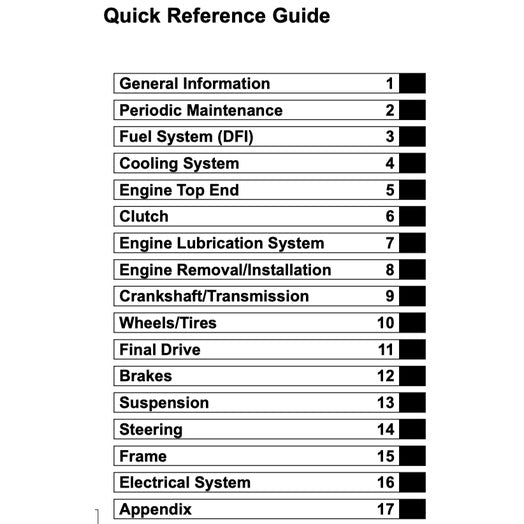 Kawasaki ER-6n ER6n 2006-2016 Full Manual Set – Repair & Maintenance Manual and Spare Parts Catalog and User Handbook - page 2