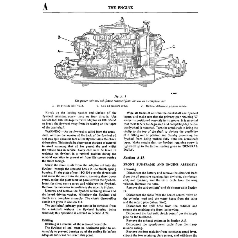 AUSTIN 1100 & 1300 1962-1971 Full Manual Set – Repair & Maintenance Manual - page 3