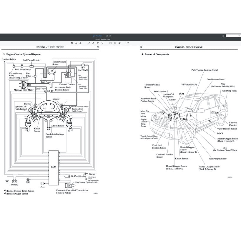 Toyota Engine 2UZ-FE 4.7L Full Manual Set – Service Repair Workshop Manual - page 5