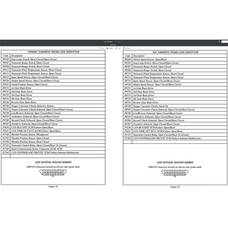 Mitsubishi Automatic Transmission Repair Manual F4A3 F4A51 F5A51 KM-171 KM-175 KM-177 R451 V5A51 JF011E (CVT) - page 6