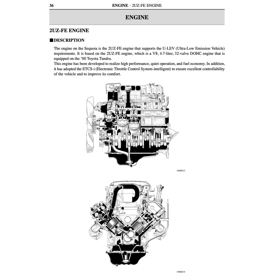 Toyota Engine 2UZ-FE 4.7L Full Manual Set – Service Repair Workshop Manual - page 8
