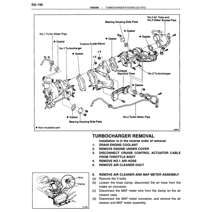 Toyota Engine 2JZ-GE / 2JZ-GTE Service Repair Workshop Manual - page 5