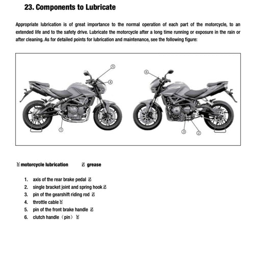 BENELLI TNT600 2014-2019 Full Manual Set – Repair & Maintenance Manual and Spare Parts Catalog and User Handbook - page 2