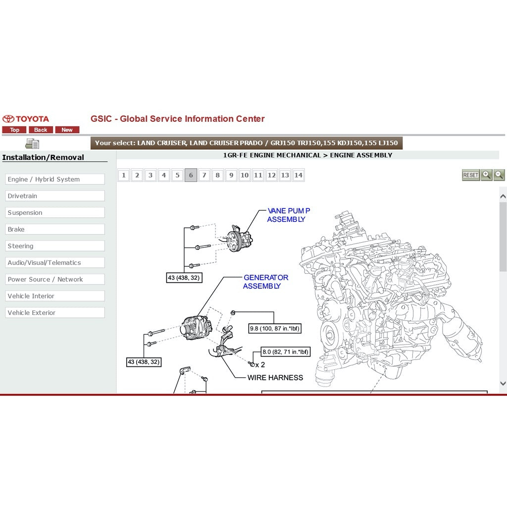 Toyota LAND CRUISER PRADO J150 2009-2023 Full Manual Set – Repair & Maintenance Manual - page 3