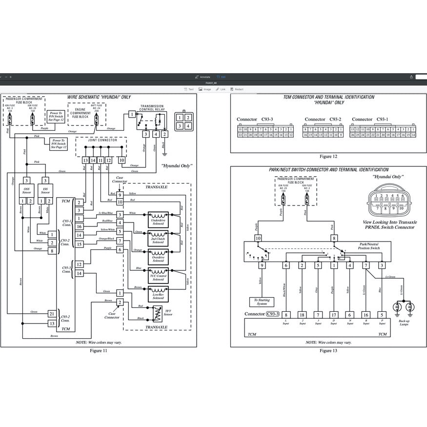Mitsubishi Automatic Transmission Repair Manual F4A3 F4A51 F5A51 KM-171 KM-175 KM-177 R451 V5A51 JF011E (CVT) - page 5