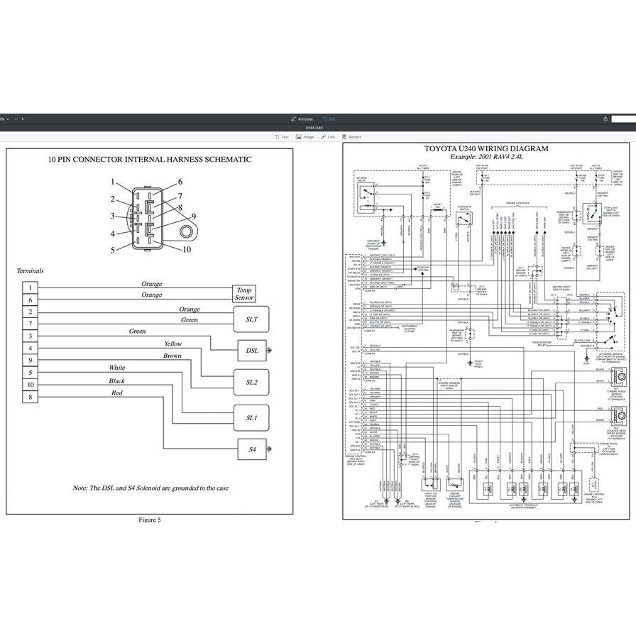 Toyota Automatic Transmission Repair Manual A130/A140/A240/A340/A40-41/A40D/A43DE/A440-F/A55/A750E/A761E/U140-240/U151E - page 4