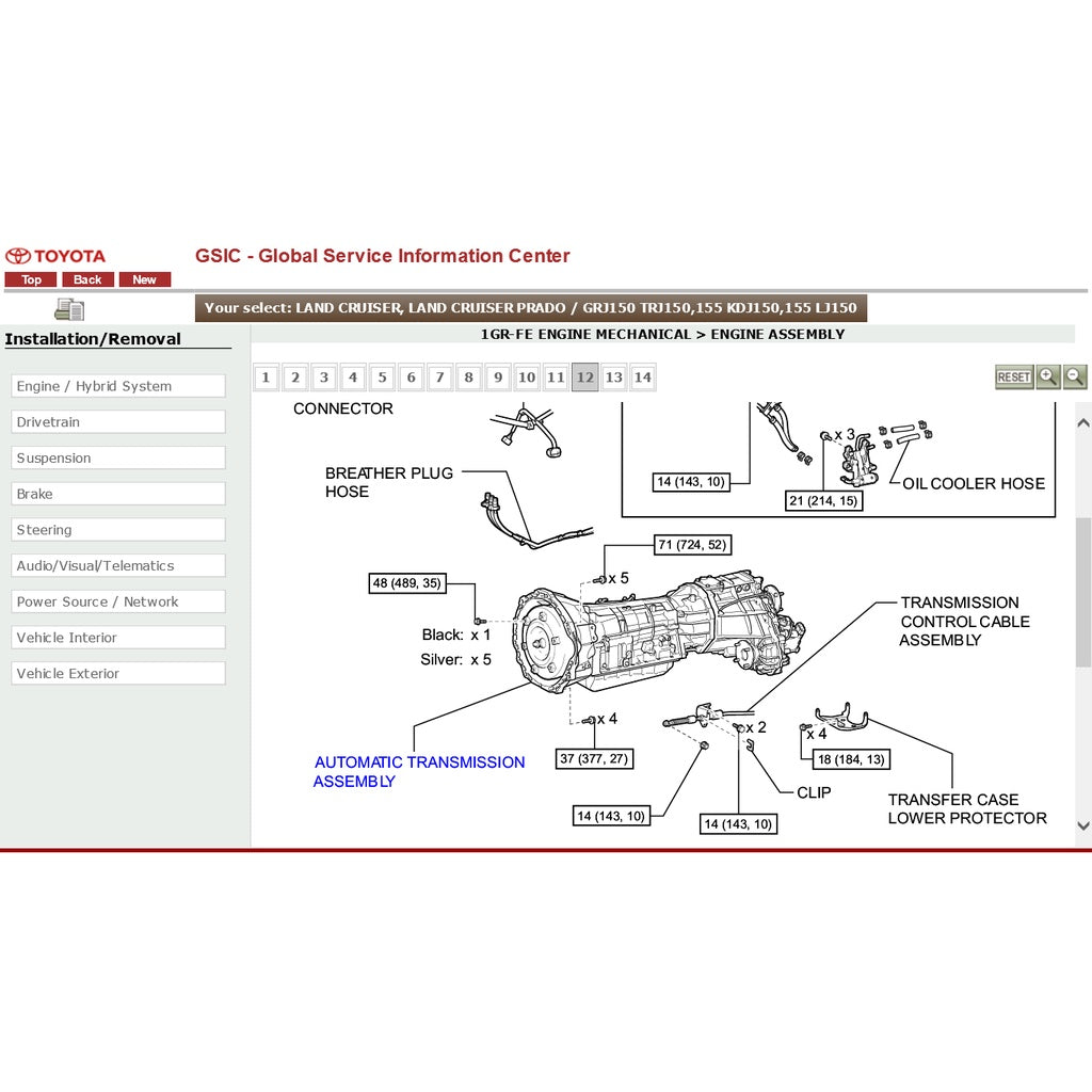 Toyota LAND CRUISER PRADO J150 2009-2023 Full Manual Set – Repair & Maintenance Manual - page 5