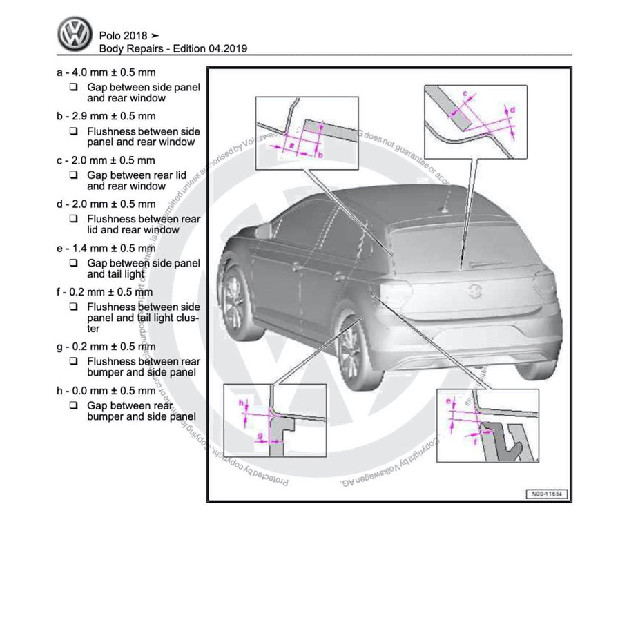 VW POLO MK6 AW 2018+ Full Manual Set – Repair & Maintenance Manual - page 8