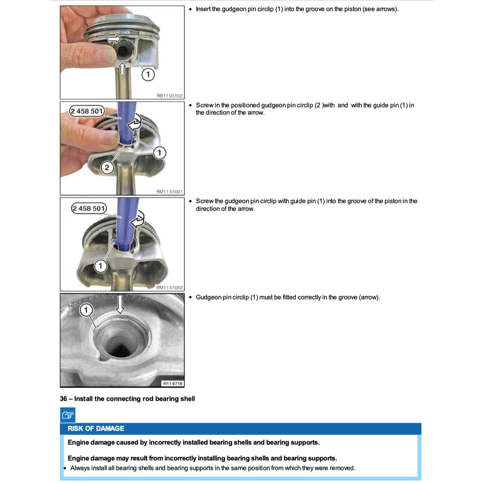 BMW 2 Series F45 ACTIVE TOURER 2015-2022 Full Manual Set – Repair & Maintenance Manual - page 6