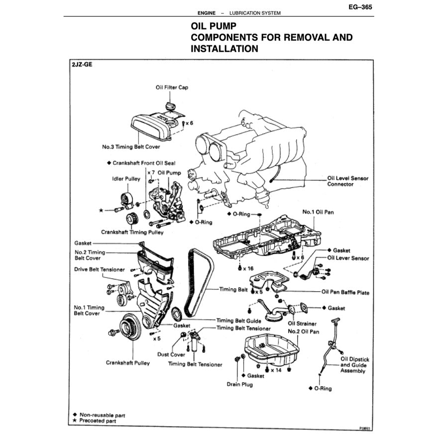 Toyota Engine 2JZ-GE / 2JZ-GTE Service Repair Workshop Manual - page 6