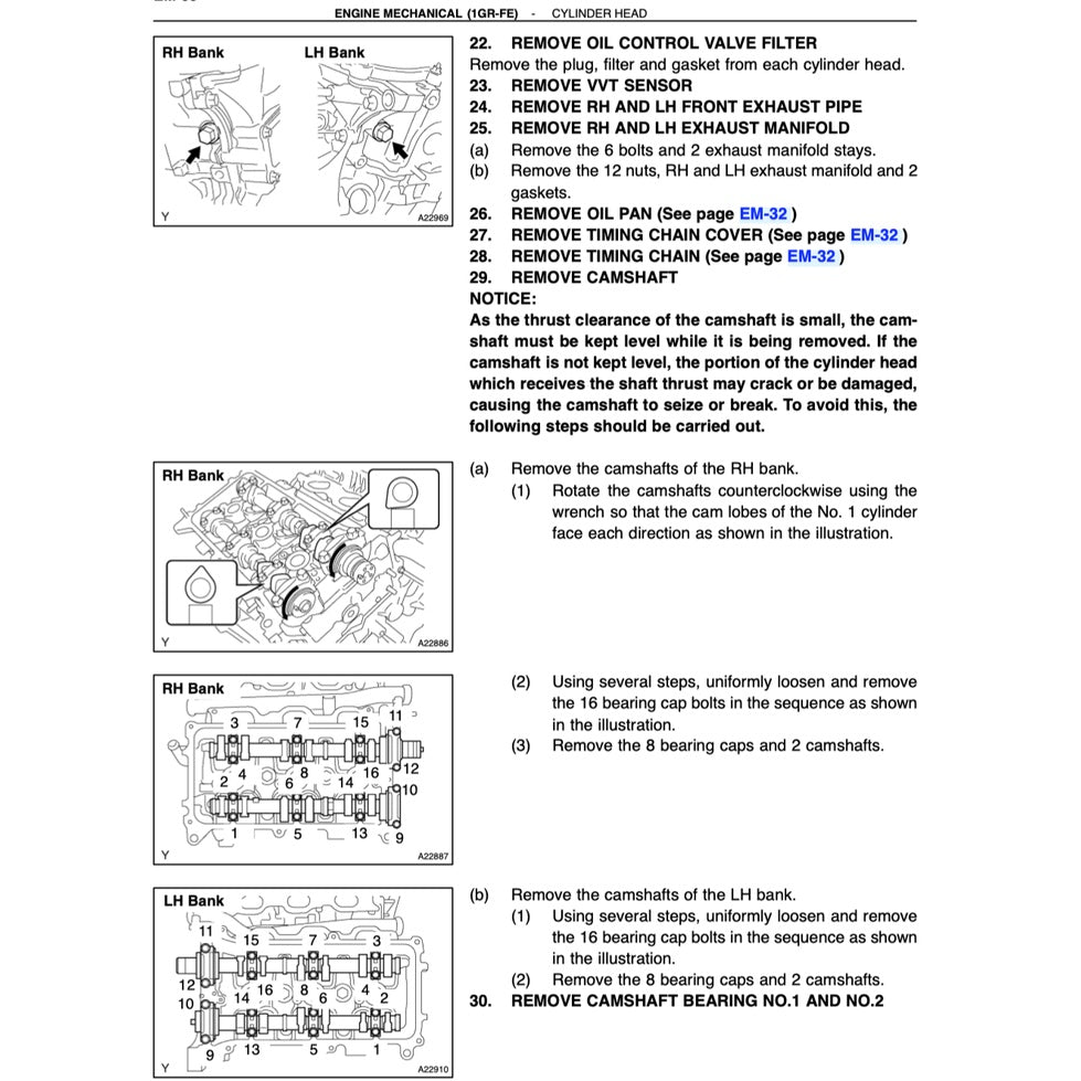 Toyota Engine 1GR-FE VVT-I Full Manual Set – Service Repair Workshop Manual - page 5