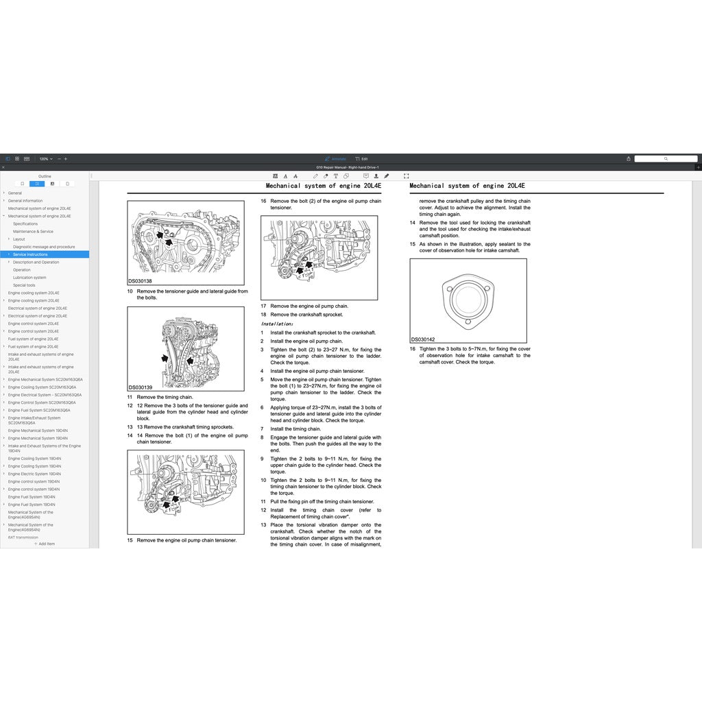 Maxus G10 2016-2023 Full Manual Set – Repair & Maintenance Manual - page 5
