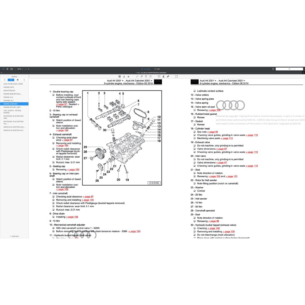 Audi A4 B6-B7 2002-2008 Full Manual Set – Service Repair Workshop Manual - page 4
