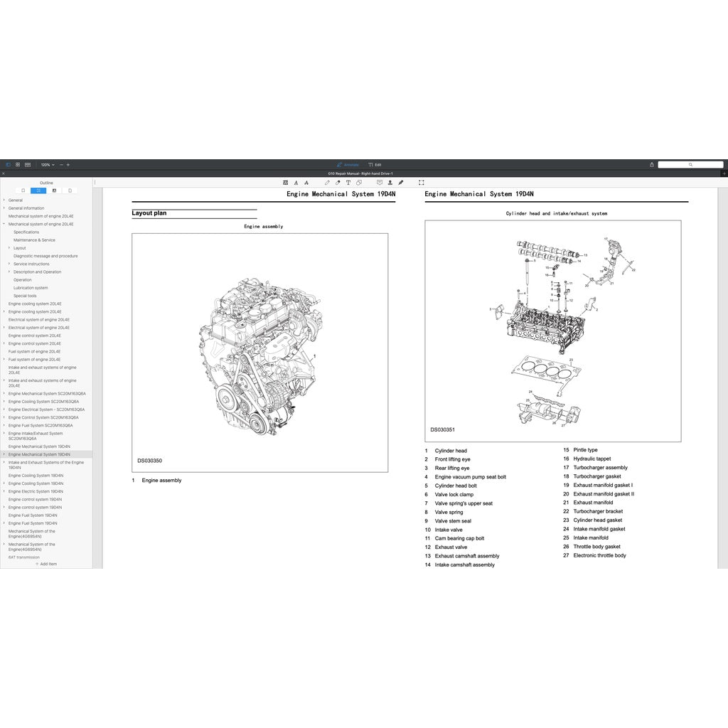 Maxus G10 2016-2023 Full Manual Set – Repair & Maintenance Manual - page 2