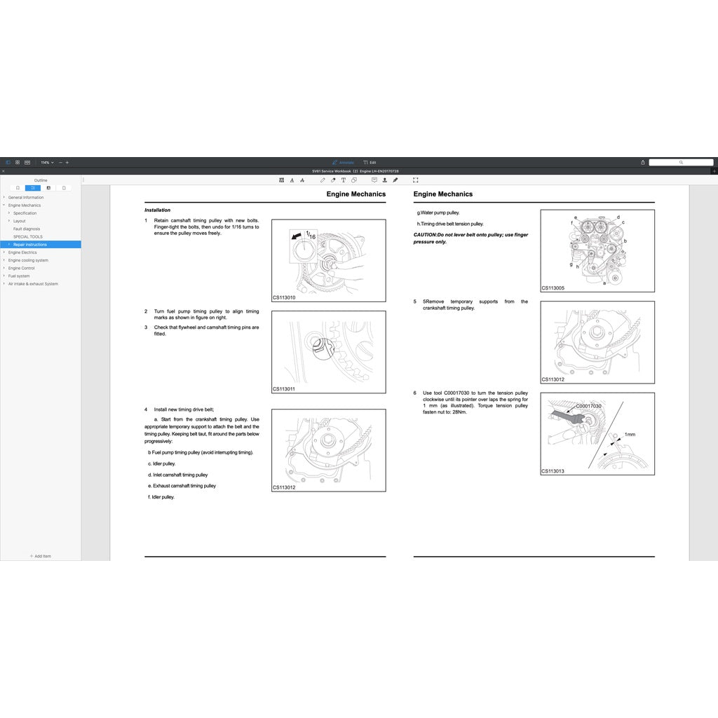 Maxus V80 2012-2023 Full Manual Set – Repair & Maintenance Manual - page 6
