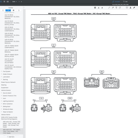 Toyota COROLLA ALTIS E140/150 2007-2012 Full Manual Set – Repair & Maintenance Manual - page 5