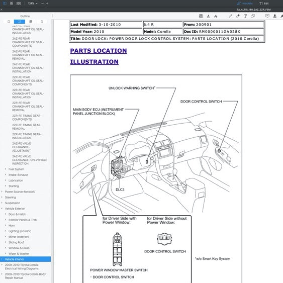 Toyota COROLLA ALTIS E140/150 2007-2012 Full Manual Set – Repair & Maintenance Manual - page 7
