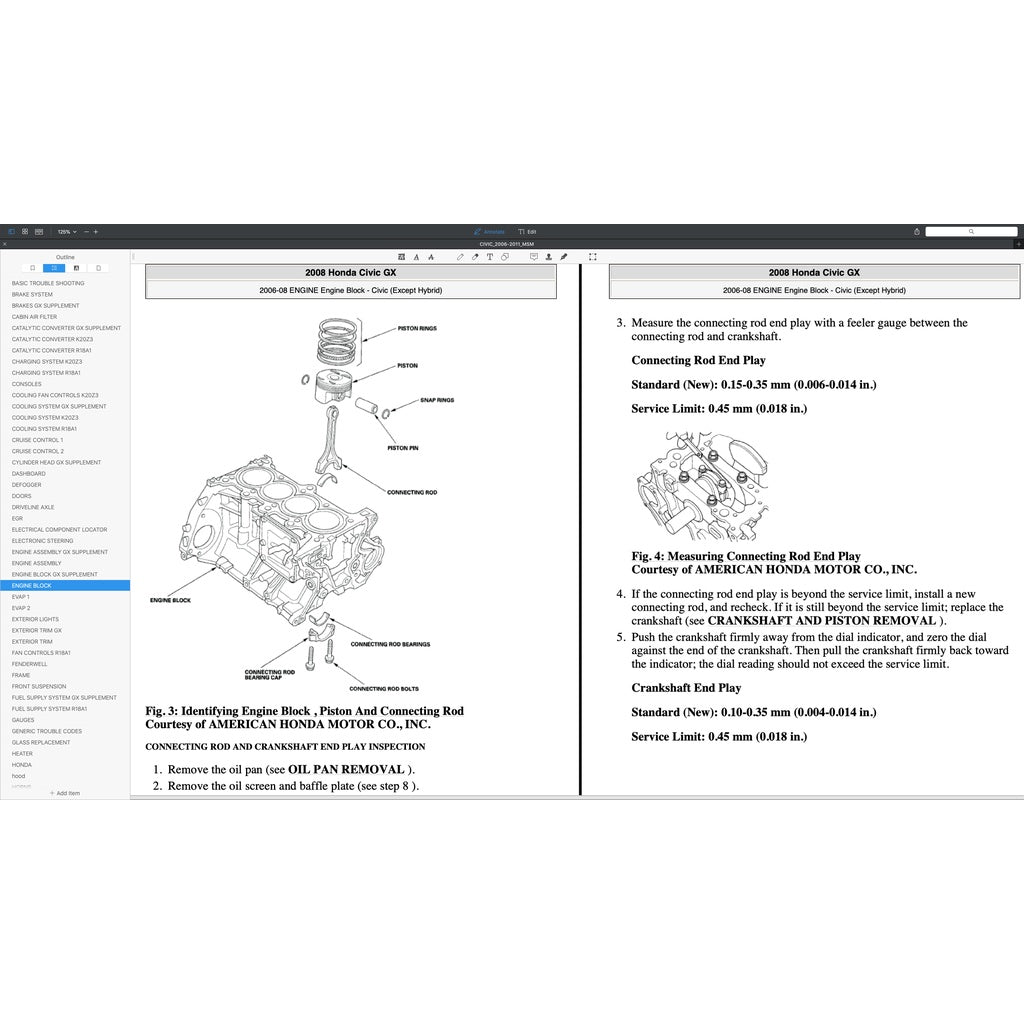 Honda CIVIC 8 FD1 FD2, FD7, FA1, FG1, FG2, FA5, FN2 2006-2011 Full Manual Set – Repair & Maintenance Manual and Spare Parts Catalog - page 2