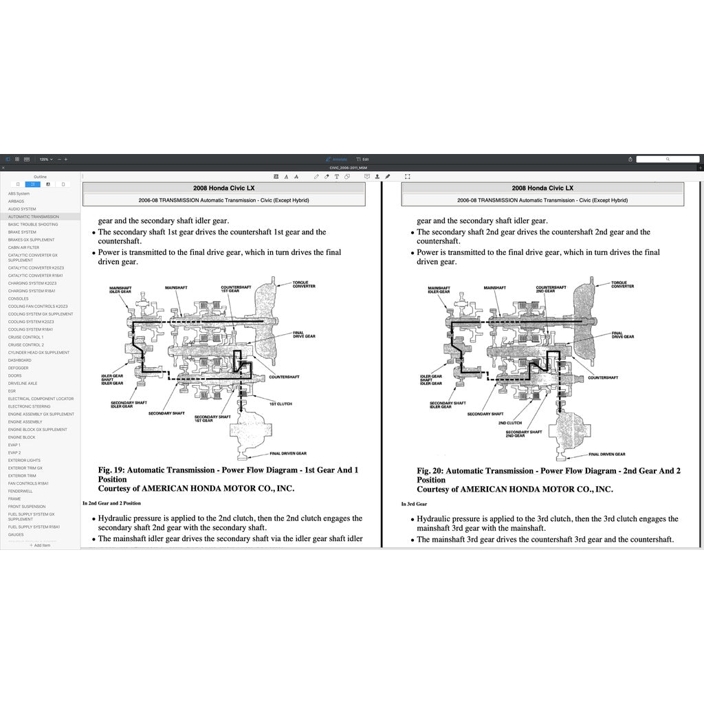 Honda CIVIC 8 FD1 FD2, FD7, FA1, FG1, FG2, FA5, FN2 2006-2011 Full Manual Set – Repair & Maintenance Manual and Spare Parts Catalog - page 8