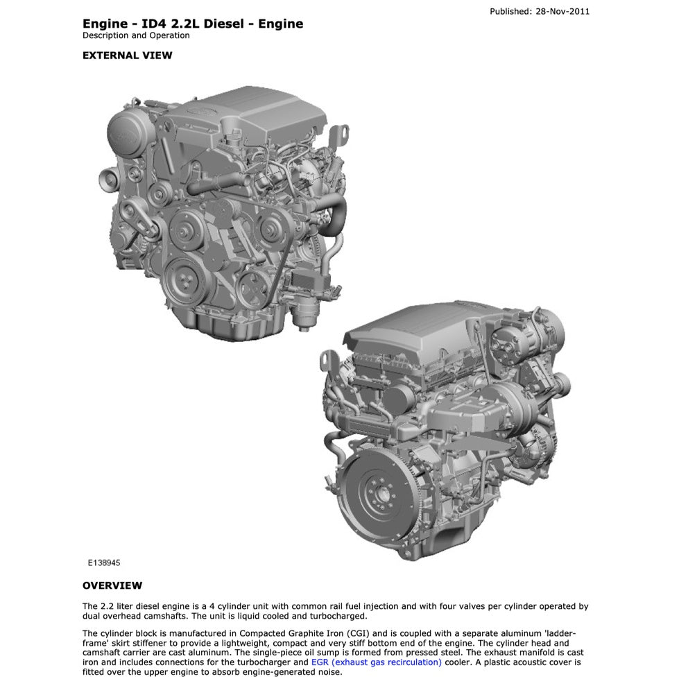 Land Rover DEFENDER ID4 2012-2019 Full Manual Set – Repair & Maintenance Manual - page 2
